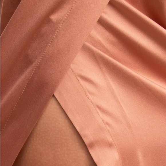 🎊final price 🎉Silk Satin High Waist Fly Slit Wid - Picture 6 of 11